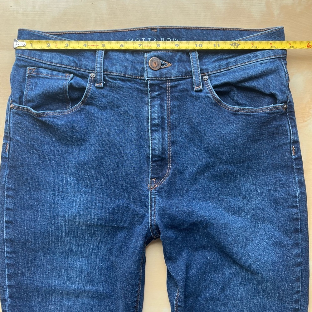Mott & Bow High Rise Ridge Mom Jeans in Old Rose Indigo size 29 - Picture 7 of 11